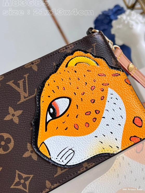 AAA Replica Ru VUITTON Lexington Pouch-21.5*13*4.5CM LOUIS 0716